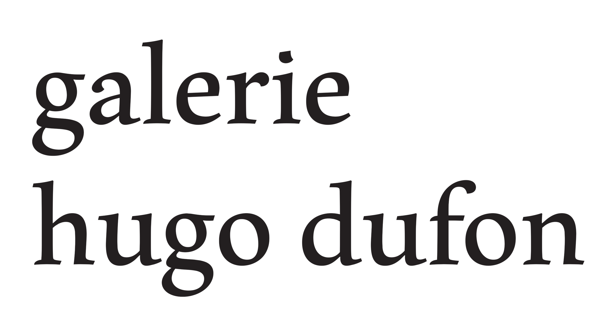 GALERIE HUGO DUFON