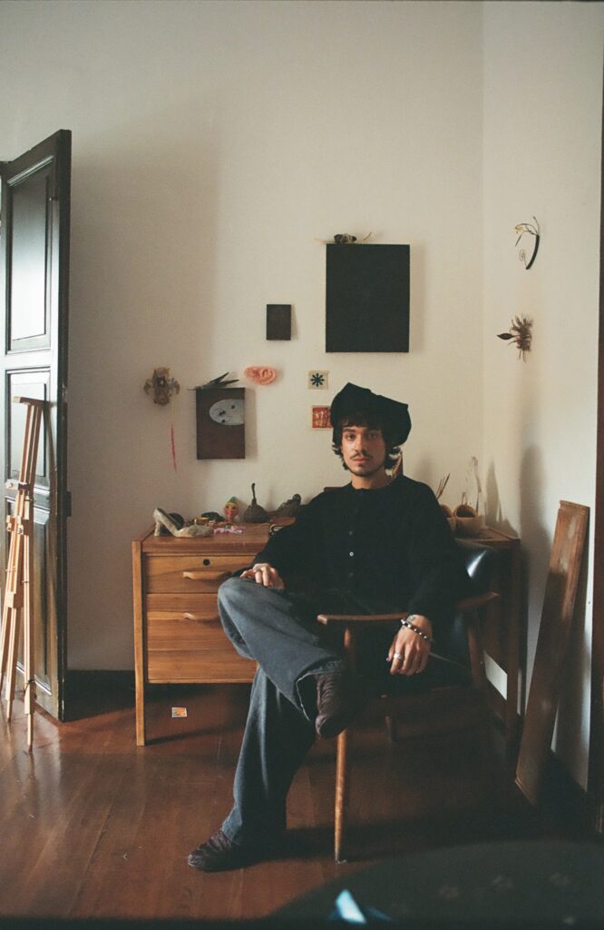 Portrait of Colombian artist Antonio Imedio.