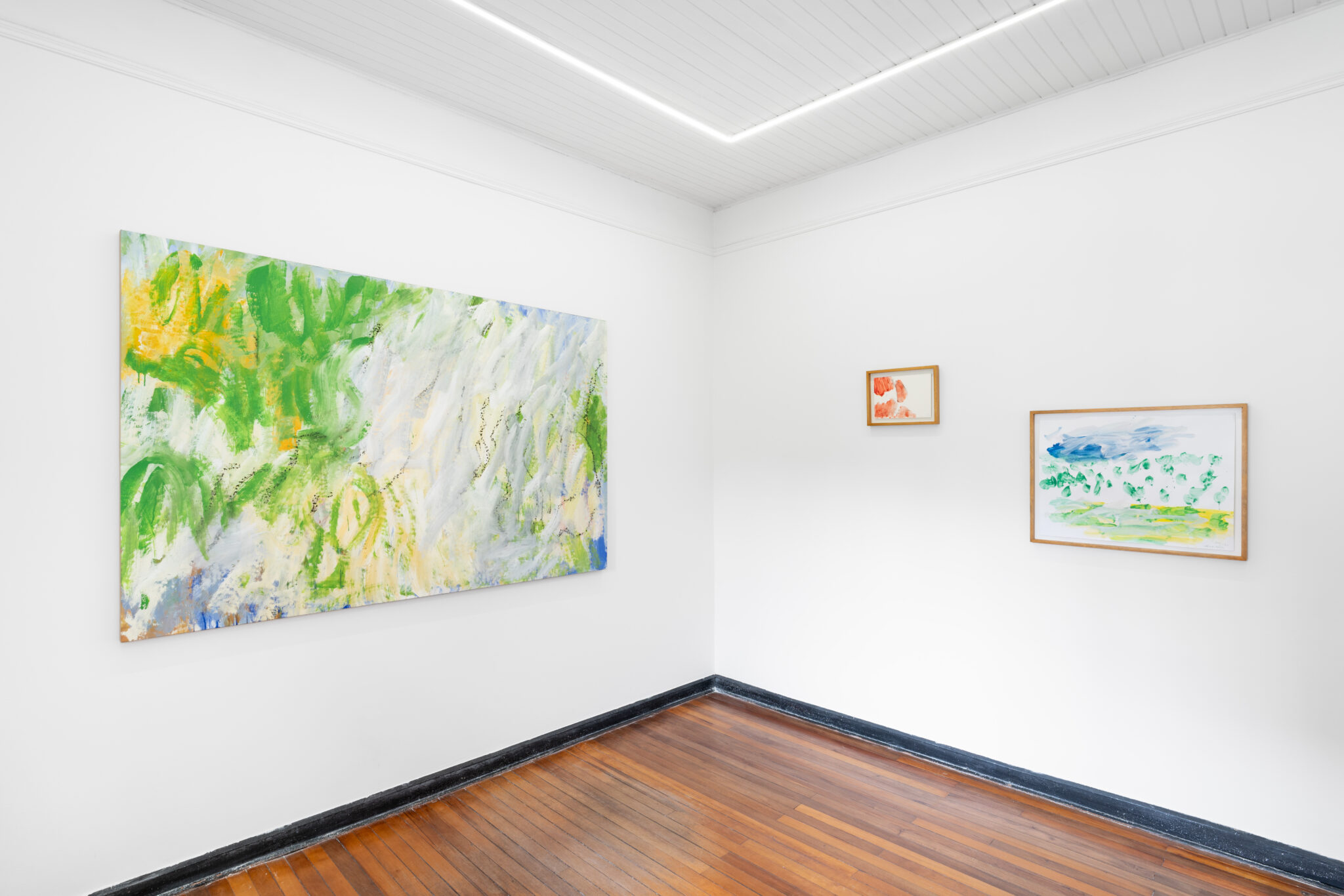 Exhibition view of Christian Sorg, El camino de la pintura, at Galerie Hugo Dufon, Bogotá, 2026